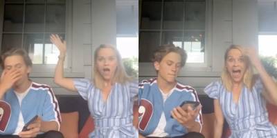Reese Witherspoon Just Made Up a TikTok Dance to Her Son's First Single - www.harpersbazaar.com