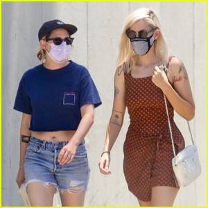 Kristen Stewart & Girlfriend Dylan Meyer Head Out on Lunch Date in L.A. - www.justjared.com - Los Angeles
