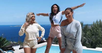 Inside Jacqueline Jossa, Billie Faiers and Charlotte Crosby's dreamy trip to Ibiza with incredible villa views - www.ok.co.uk - Spain - county Crosby