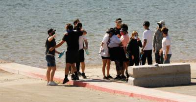 Glee cast gather at California lake in a vigil for their co-star Naya Rivera - www.ok.co.uk - California