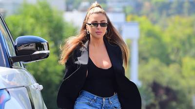 Larsa Pippen, 46, Rocks Daisy Dukes As Her Teen Sons Tower Over Her In Cute Family Photo - hollywoodlife.com
