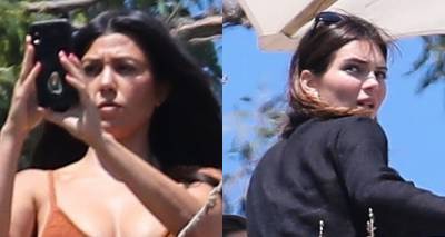 Kourtney Kardashian & Kendall Jenner Enjoy the Sunny Weather While Filming 'KUWTK' - www.justjared.com - Malibu