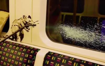 Banksy’s coronavirus-themed artwork removed from London Underground carriage - www.nme.com - London