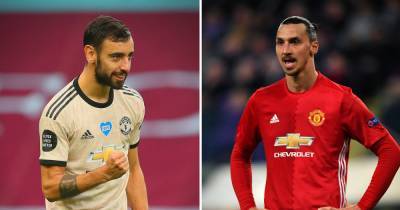 Bruno Fernandes could break the same record Zlatan Ibrahimovic did for Manchester United - www.manchestereveningnews.co.uk - Manchester - Portugal
