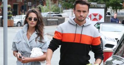 Michelle Keegan heads for lunch with rarely seen brother as she wows in pin-stripes - www.ok.co.uk