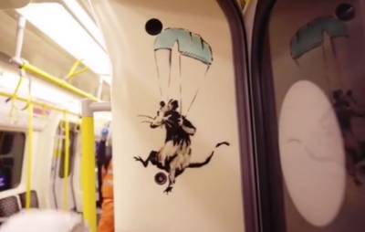 Banksy graffiti on London Underground accidentally scrubbed off by cleaner - www.nme.com