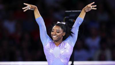 Simone Biles Pulls Off Nearly Impossible Double Tuck In Training — Watch Impressive Video - hollywoodlife.com