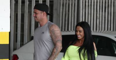 Katie Price puts on loved-up display with new boyfriend Carl Woods as Harvey remains in intensive care - www.ok.co.uk - France