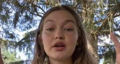 Gigi Hadid flaunts her baby bump for the first time in a live video on Instagram - www.pinkvilla.com