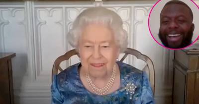Queen Elizabeth Giggles During Rare Video Call Moment With Military Personnel - www.usmagazine.com - Britain