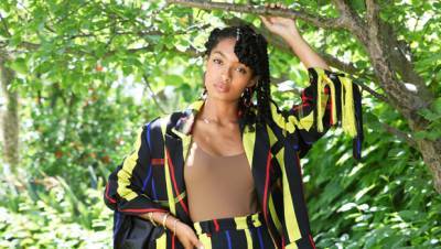 Yara Shahidi Stuns In Bold Black Yellow Pantsuit While Speaking On The Importance Of BLM Movement - hollywoodlife.com