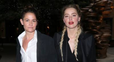 Amber Heard Holds Hands with Girlfriend Bianca Butti While Arriving at Their London Hotel - www.justjared.com - London