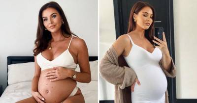 Shelby Tribble wows fans in this clever figure hugging look that will grow with her bump - www.ok.co.uk