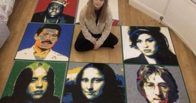 Furloughed artist creates incredible Lego portraits of celebrities made out of thousands of bricks - www.msn.com