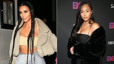 Jordyn Woods, Kim Kardashian 5 More Stars Soak Up The Sun In Sexy Black Bikinis — See Photos - hollywoodlife.com