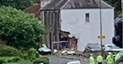 Car smashes into house in Fife as terrified neighbours hear 'loud bang like a plane crash' - www.dailyrecord.co.uk - city Fife