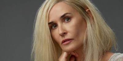 Demi Moore Looks Totally Different With a Shoulder Length Bleach Blonde Bob - www.marieclaire.com