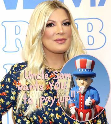 Government Seizes Money Straight Out Of Tori Spelling’s Bank Account To Pay Off Credit Card Debts! - perezhilton.com - USA