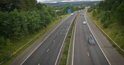 Delays on the M66 after crash and burst water main cause slow traffic - www.manchestereveningnews.co.uk