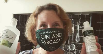 Scots gin distillery's 'gin and sarcasm' face masks prove big hit with fans - www.dailyrecord.co.uk - Scotland