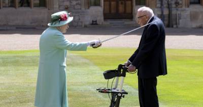 Tom Moore knighted by Queen after raising £33million for the NHS - www.dailyrecord.co.uk
