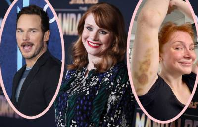 Bryce Dallas Howard Shows Off NASTY Stuntwork Bruises As Jurassic World Returns To Production! - perezhilton.com - county Howard - county Dallas