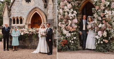 Palace releases photos from Princess Beatrice's wedding - she borrowed a vintage dress and tiara from the Queen - www.manchestereveningnews.co.uk - county Windsor