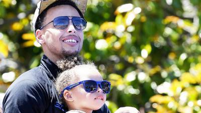 Happy 8th Birthday, Riley Curry: See Her Sweetest Moments With Dad Steph Over The Years - hollywoodlife.com