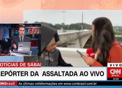 CNN Reporter Threatened With Knife And Mugged On Air - etcanada.com - Brazil - city Sao Paulo, Brazil