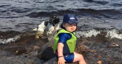 Scots toddler 'traumatised' after beloved dog almost dies from playing in water at beauty spot - www.dailyrecord.co.uk - Scotland