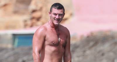 Luke Evans Showers Off His Shirtless Body on a Yacht in Ibiza! - www.justjared.com - Spain