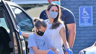 Angelina Jolie Takes Daughter Vivienne, 11, Out Shopping After Recent Visit From Brad Pitt - hollywoodlife.com - California