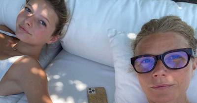 Gwyneth Paltrow shares photo inside garden at home in LA with daughter Apple - www.msn.com