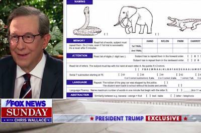Fox News’ Chris Wallace Laughs When Trump Brags About Taking ‘Very Hard’ Cognitive Test - etcanada.com