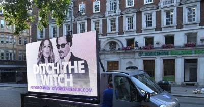 Fathers4Justice launches bizarre ‘Ditch The Witch’ campaign outside Johnny Depp court case - www.msn.com