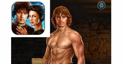 Outlander's Sam Heughan jokes he's 'lost his shirt again' after topless pics appear in new app game - www.dailyrecord.co.uk - Spain
