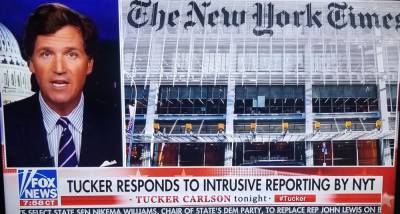 Tucker Carlson Returns From Vacation To Go To War With New York Times; No Mention Of Sexual Harassment Suit & Ex-Writer’s Racist Posts - deadline.com - New York