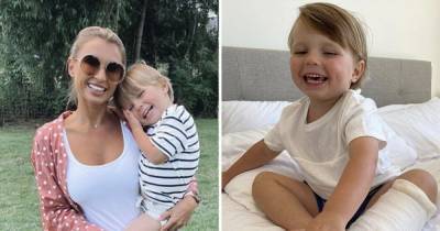 Billie Faiers' son Arthur left in bandage after holiday injury as she praises her 'brave little soldier' - www.ok.co.uk