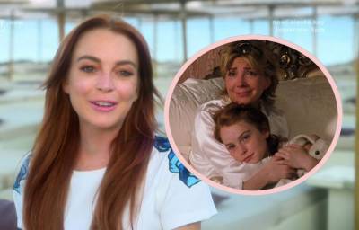 Lindsay Lohan Remembers Movie Mom Natasha Richardson During Emotional Parent Trap Reunion - perezhilton.com