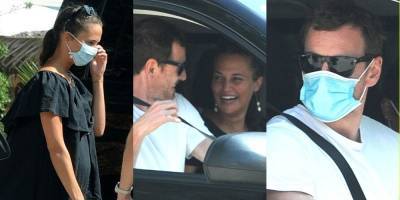 Alicia Vikander & Michael Fassbender Photographed Together in Rare Outing! - www.justjared.com - Spain