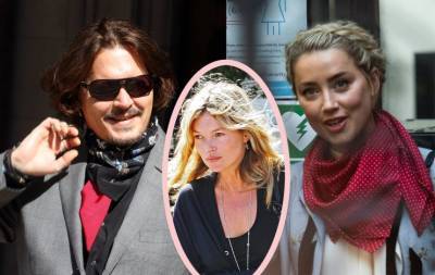 Johnny Depp ‘Pushed Kate Moss Down The Stairs’ Claims Amber Heard In Shocking Testimony - perezhilton.com - Britain - Washington - county Heard