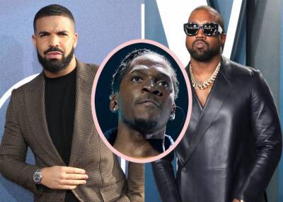 Fans Think Drake Is Shading Kanye & Pusha-T On New Freestyle Dropped After Political Rally - perezhilton.com