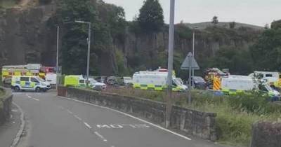 Woman in hospital after plunging down quarry in Kilsyth - www.dailyrecord.co.uk - Scotland
