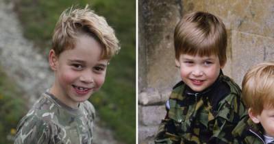 Prince George has striking resemblance to dad Prince William in camouflage outfit as he turns seven - www.ok.co.uk