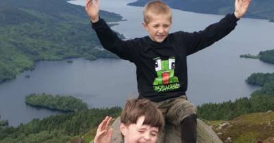 Two boys are raising money in a hill walking challenge to help out their friends - www.dailyrecord.co.uk