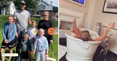 Inside pregnant Billi Mucklow and Andy Carroll's family staycaytion at lavish hotel - www.ok.co.uk