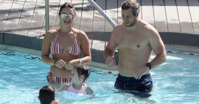 Sam Faiers flaunts incredible figure in colourful bikini as she enjoys sunny holiday with boyfriend Paul and their children - www.ok.co.uk - Spain