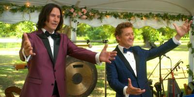 Keanu Reeves & Alex Winter Are Talking About 'Bill & Ted Face The Music' & Say The Charm is Still There - www.justjared.com