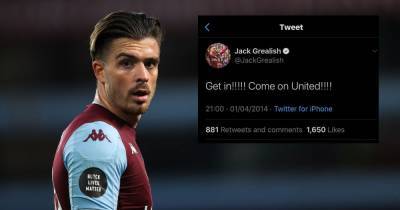 Manchester United fans will love what Jack Grealish tweeted about the club - www.manchestereveningnews.co.uk - Manchester