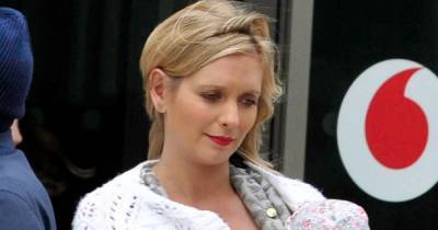 Countdown star Rachel Riley is every inch the doting mum as she leaves TV studios with daughter Maven - www.ok.co.uk - Manchester